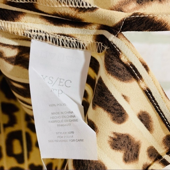 Cabi Style 3070 Ginger Leopard Print Blouse - Picture 9 of 11
